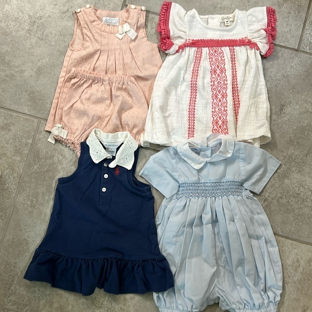 Bundle of 4- Ralph Lauren/Jessica Simpson/Heirlooms